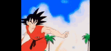 Goku Showing GIF - Goku Showing Off GIFs