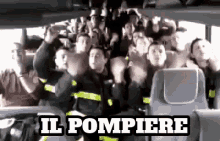 firemen italian comedians italian tv show coro