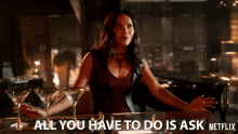 All You Have To Do Is Ask Mazikeen GIF - All You Have To Do Is Ask Mazikeen Lesley Ann Brandt GIFs