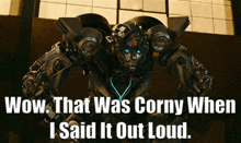 Transformers Mirage GIF - Transformers Mirage Wow That Was Corny When I Said It Out Loud GIFs