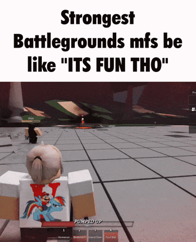 The Strongest Battlegrounds Funny GIF - The strongest