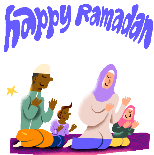 Happy Ramadan Prayer Sticker - Happy Ramadan Prayer Fasting - Discover &  Share GIFs