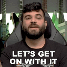 Let'S Get On With It Andrew Baena GIF - Let'S Get On With It Andrew Baena Let Us Commence GIFs