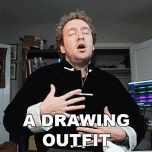 A Drawing Outfit Peter Deligdisch GIF - A Drawing Outfit Peter Deligdisch Peter Draws GIFs