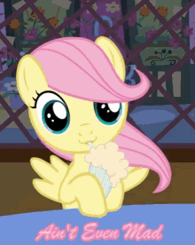 Fluttershy Mlp GIF - Fluttershy Mlp Aint Even Mad GIFs