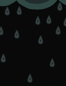 a black background with a few drops of water