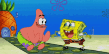 Spongebob Teamwork GIF