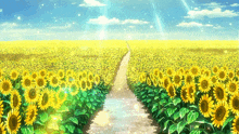 Sunflowers Anime GIF - Sunflowers Anime GIFs
