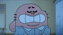 a cartoon character 's fist is reaching for something