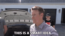This Is A Smart Idea Lincoln And Dan GIF - This Is A Smart Idea Lincoln And Dan Whats Inside A Tesla Seat GIFs