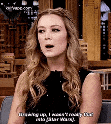 Growing Up, I Wasn'T Really Thatinto [star Wars]..Gif GIF - Growing Up I Wasn'T Really Thatinto [star Wars]. Billie Catherine Lourd GIFs