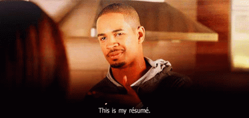 Showing Up To The Interview With Your Resume Like GIF - Interview Jobinterview Resume GIFs