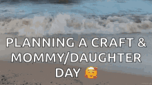 Beach Mommy And Daughter Day GIF