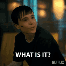 What Is It Viktor Hargreeves GIF - What Is It Viktor Hargreeves Elliot Page GIFs