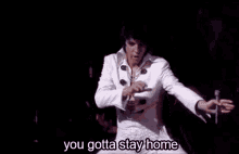Elvis Presley Stay Home GIF