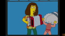 Weird Al Singing GIF - Weird Al Singing The Simpsons GIFs