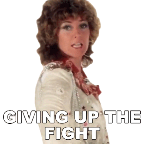 Giving Up The Fight Anni Frid Lyngstad Sticker - Giving Up The Fight Anni Frid Lyngstad Abba Stickers