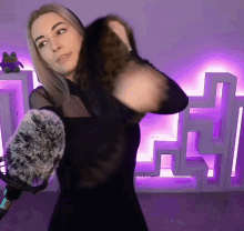Alinity Millow GIF - Alinity Millow Black Outfit GIFs