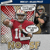 San Francisco 49ers Vs. New Orleans Saints Pre Game GIF - Nfl National Football League Football League GIFs