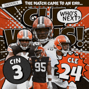 Cleveland Browns (24) Vs. Cincinnati Bengals (3) Post Game GIF - Nfl  National football league Football league - Discover & Share GIFs