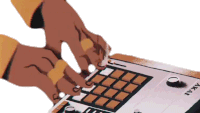 Pressing Beat Pad 2chainz Sticker - Pressing Beat Pad 2chainz Cant Go For That Song Stickers