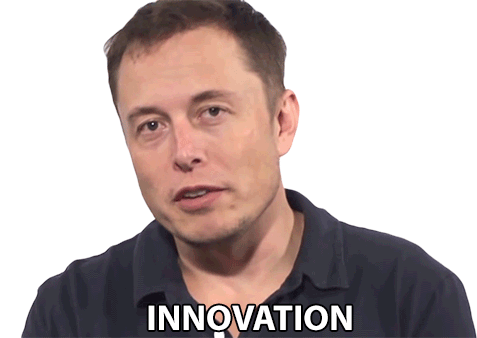 Innovation Elon Musk Sticker - Innovation Elon Musk Variation Stickers