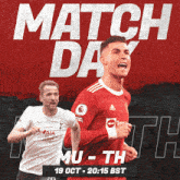 a poster for match day mu-th on october 19
