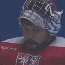 Wear My Helmet Ice Hockey GIF - Wear My Helmet Ice Hockey Michal Vapenka GIFs