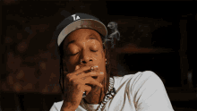 Smoking Wiz Khalifa GIF - Smoking Wiz Khalifa Puff GIFs