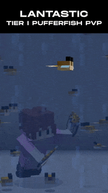 a screenshot of a game that says lantastic tier 1 pufferfish pvp
