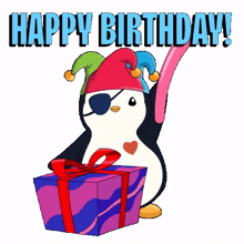 birthday happy birthday penguin hbd pudgy