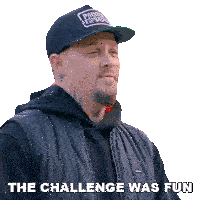 The Challenge Was Fun Joel Madden Sticker
