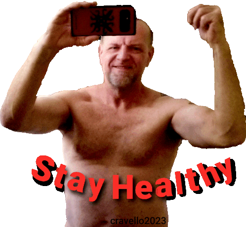 Stay Healthy Stay Strong Sticker - Stay Healthy Stay Strong Cravello Stickers
