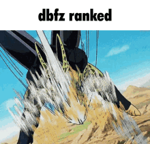dbfz dbfz ranked dragon ball dbz perfect cell