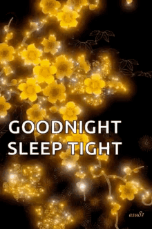Good Night Sleep Tight GIF - Good Night Sleep Tight Flower GIFs