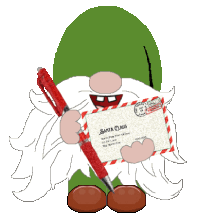 Gnome Dear Santa Sticker - Gnome Dear Santa Stickers