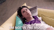 Im Not In The Mood Finn Roberts GIF - Im Not In The Mood Finn Roberts Alex Woods GIFs