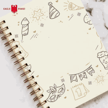 Happy New Year Notebook GIF