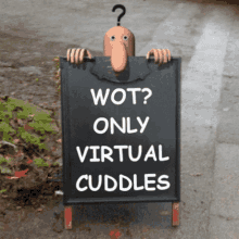 What Only Virtual Cuddles Snuggles GIF - What Only Virtual Cuddles Virtual Cuddles Snuggles GIFs