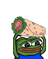 Pepe Burrito Sticker - Pepe Burrito Hyper Stickers