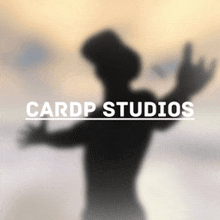 a cardp studios logo with a silhouette of a man