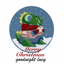 Goodnight Lucy Happy Christmas GIF