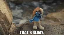 The Smurfs Brainy Smurf GIF - The Smurfs Brainy Smurf Thats Slimy GIFs