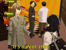 Its A Deal Then Shake Hands GIF - Its A Deal Then Deal Shake Hands GIFs