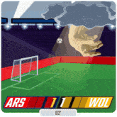 Arsenal F.C. (1) Vs. Wolverhampton Wanderers F.C. (1) Second Half GIF