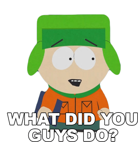 What Did You Guys Do Kyle Broflovski Sticker - What Did You Guys Do Kyle Broflovski South Park Stickers