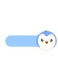 a blue sign that says visit us next to a bird