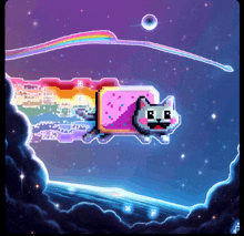 Nyan Cat Pop-tart GIF