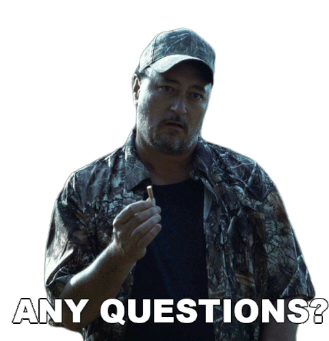 Any Questions Carl Sticker - Any Questions Carl Tales Stickers