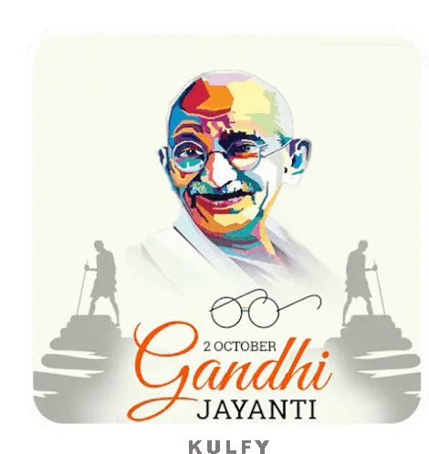 Gandhi Jayanthi Sticker Sticker - Gandhi Jayanthi Sticker Gandhi Jayanti Stickers
